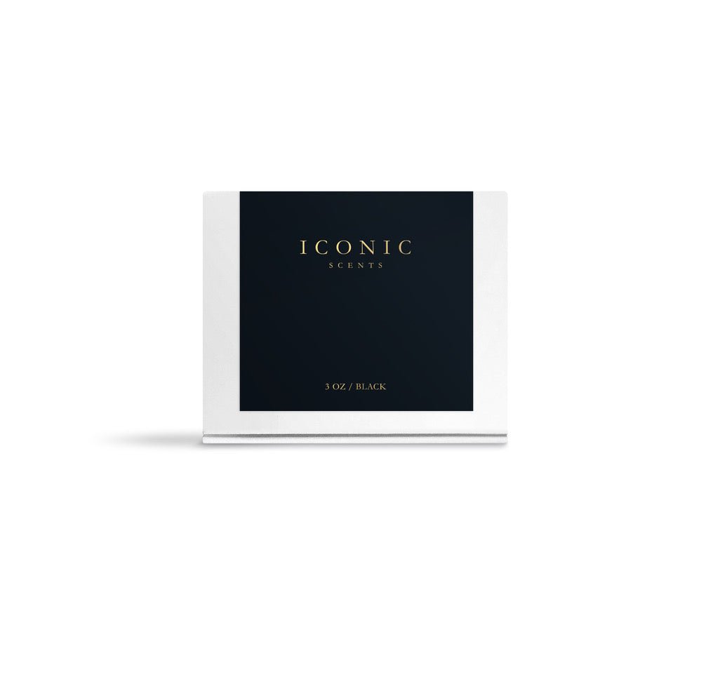 Iconic Black Candle 3oz - Iconic Scents