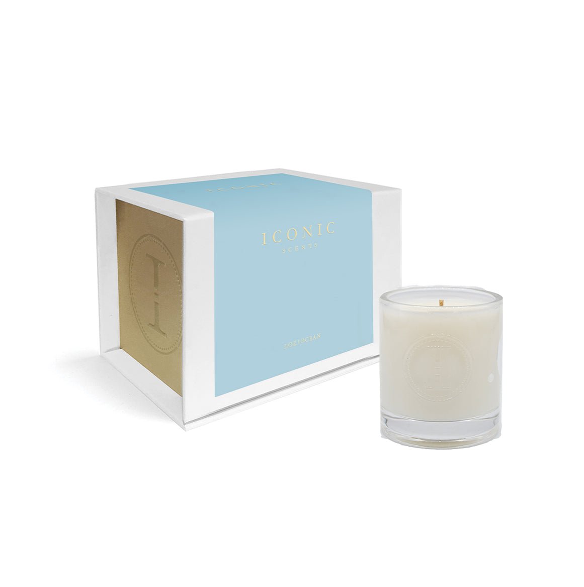 Iconic Ocean Candle 3oz - Iconic Scents