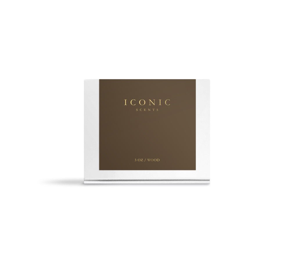 Iconic Wood Candle 3oz - Iconic Scents